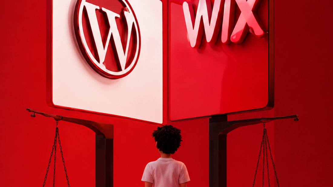 Comparison of Wix vs WordPress for SEO, showcasing website performance, customization, SEO features, and the best platform for improving search engine rankings.