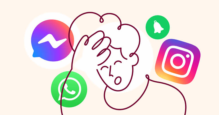 Digital marketing illustration showing social media marketing mistakes and best practices for business growth.