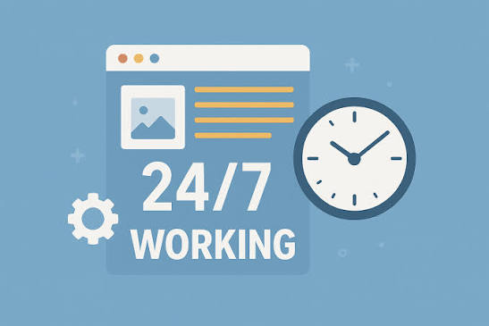 Your Website Works 24/7