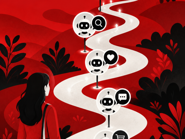 AI agents leading the consumer journey.